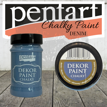 Pentart Dekor Chalk Paint - Denim - 100ml