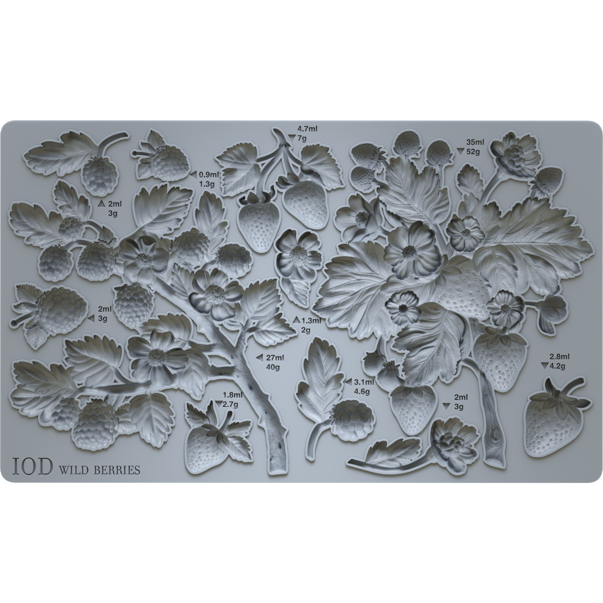 Iron Orchid Designs - Wild Berries Decor Mould