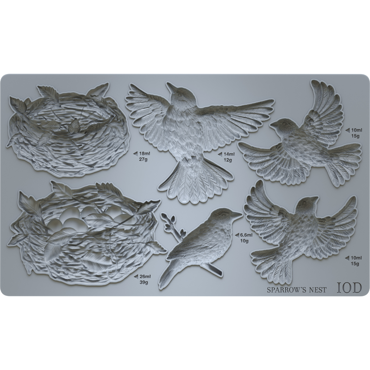 Iron Orchid Designs - Sparrows Nest Decor Mould