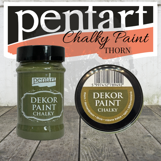 Pentart Dekor Chalk Paint -  Thorn - 100ml