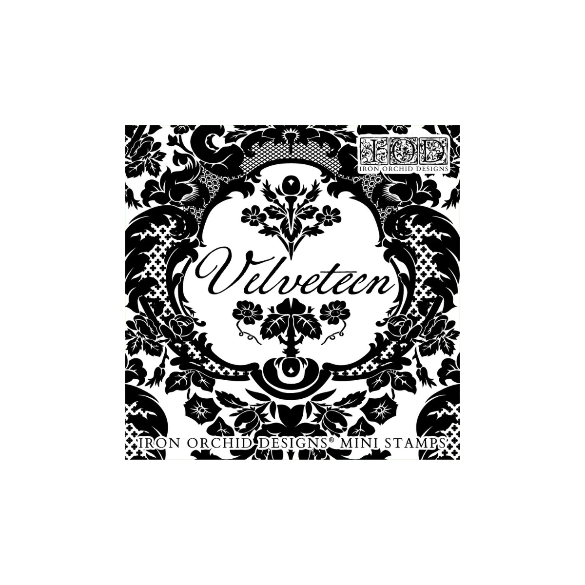 Iron Orchid Designs - Velveteen Decor Stamp (6 x 6)