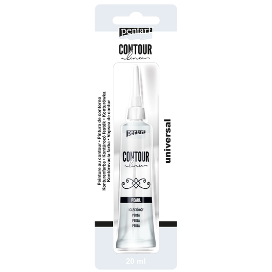 Pentart - Contour Liner 20ml - True Pearl