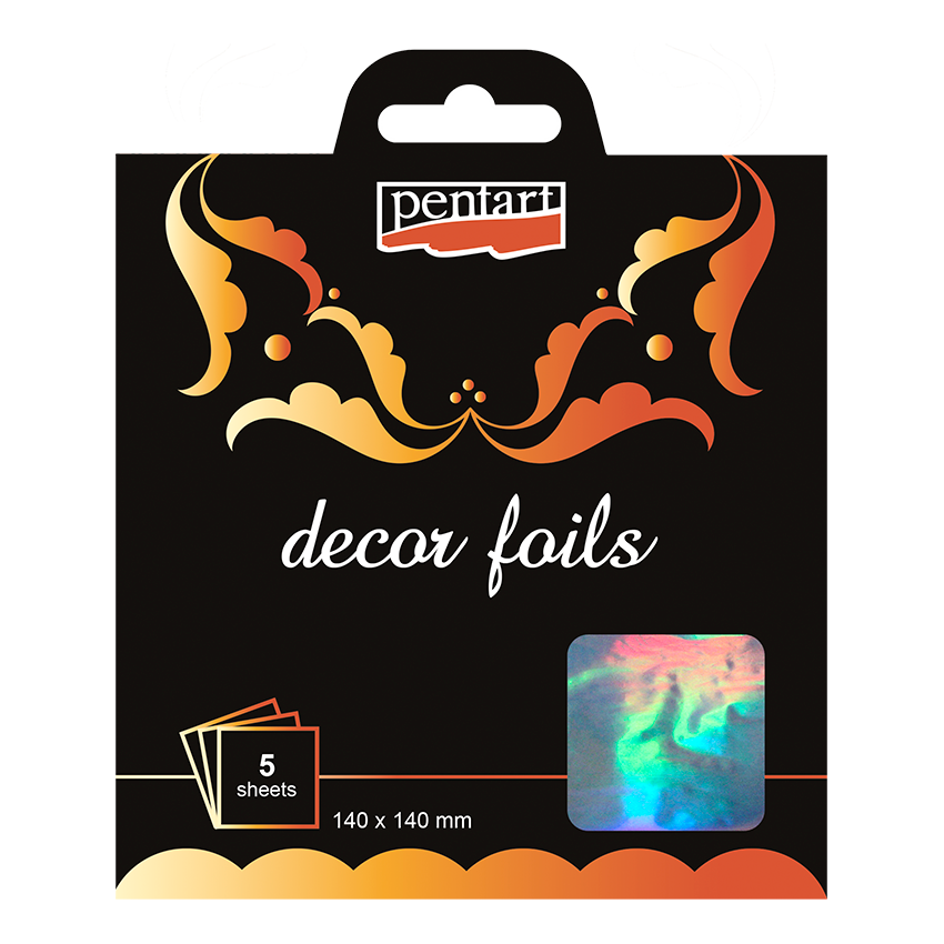 Pentart Decor Foils - Hologram Silver