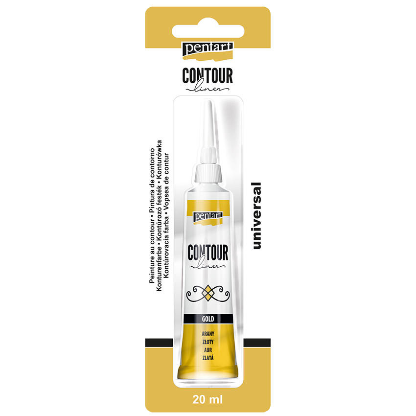 Pentart - Contour Liner 20ml - Gold