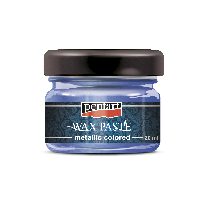 Pentart Wax Paste - Coloured Metallic - 20ml - Blue