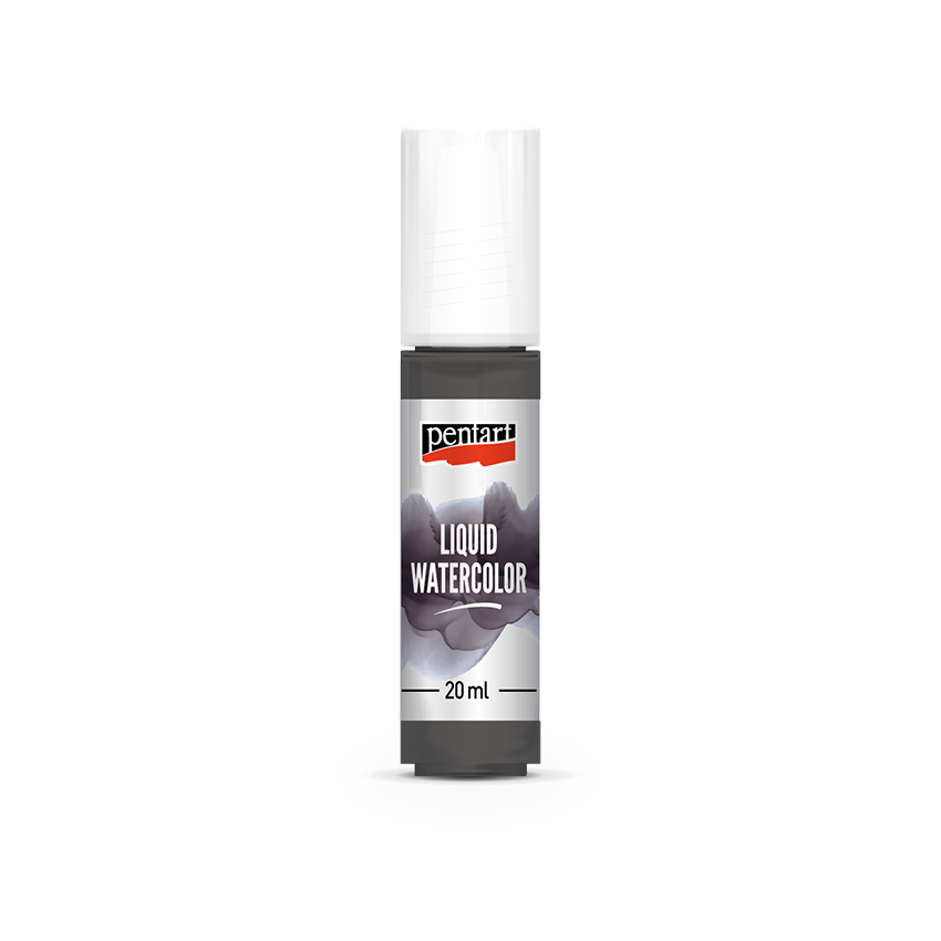 Pentart - Liquid Watercolour - 20ml - Black