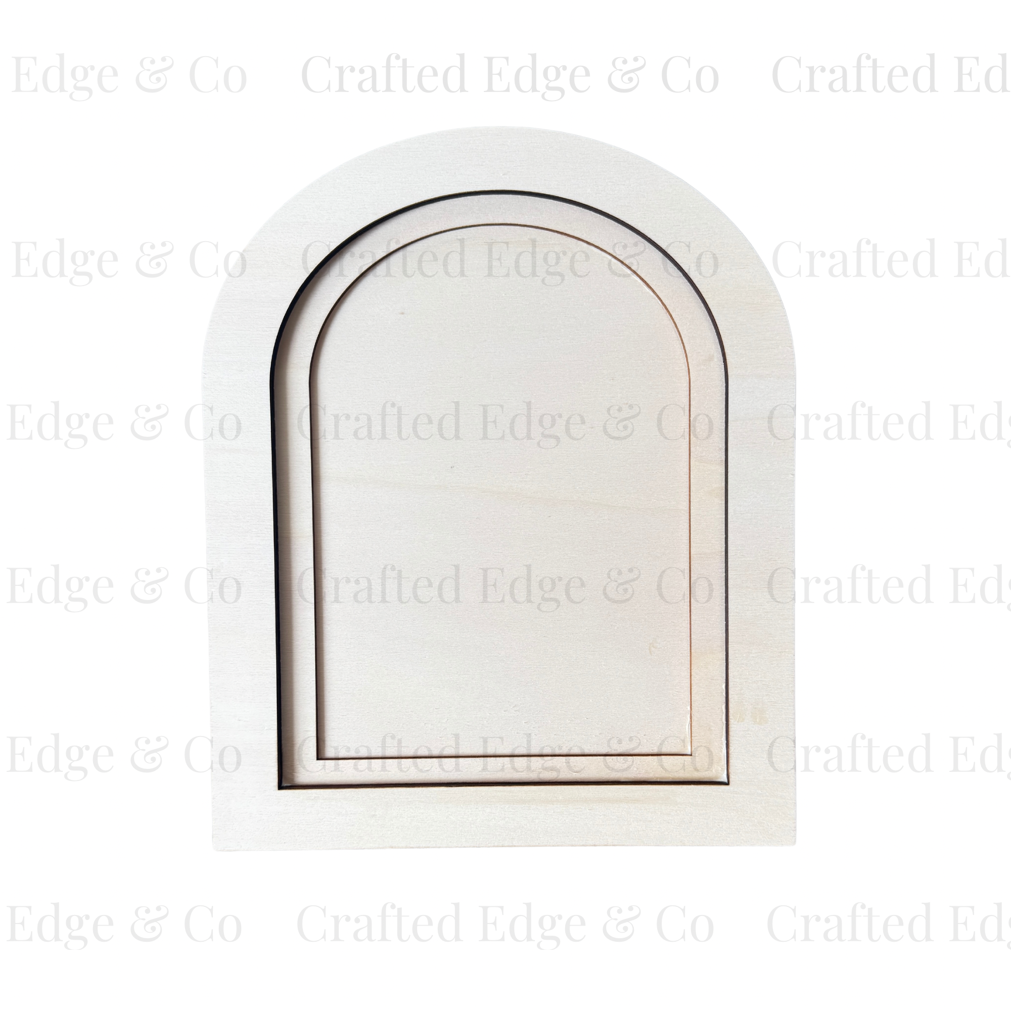 Blank - Arched Wood Frame