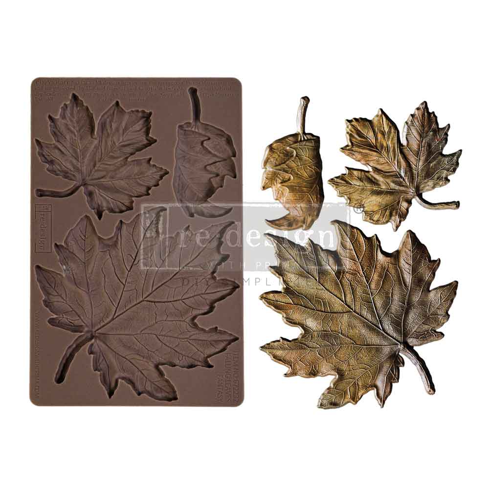 Redesign with Prima - Decor Mould - Falling Leaves