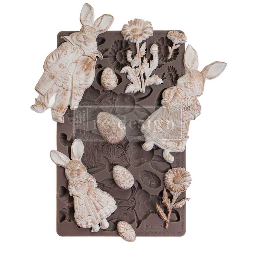 Redesign with Prima - Decor Mould - Springtime Bunny