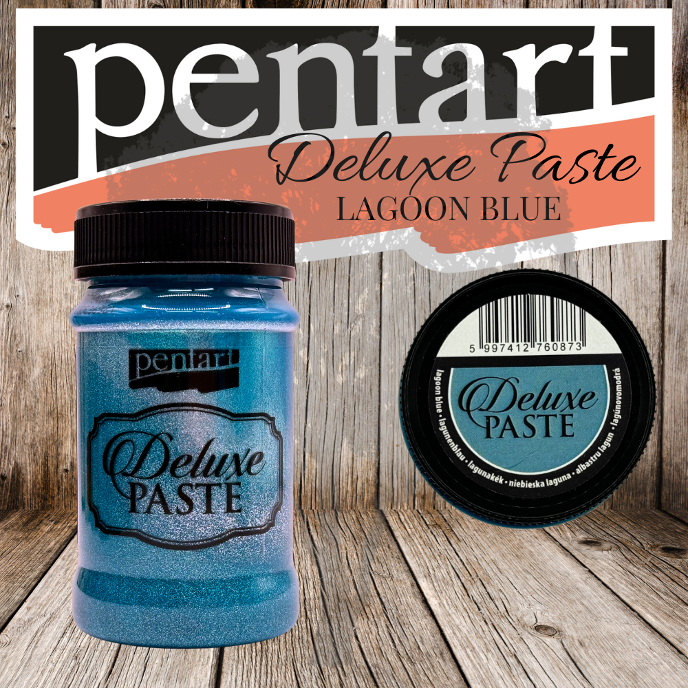 Pentart - Deluxe Paste 100ml - Lagoon Blue