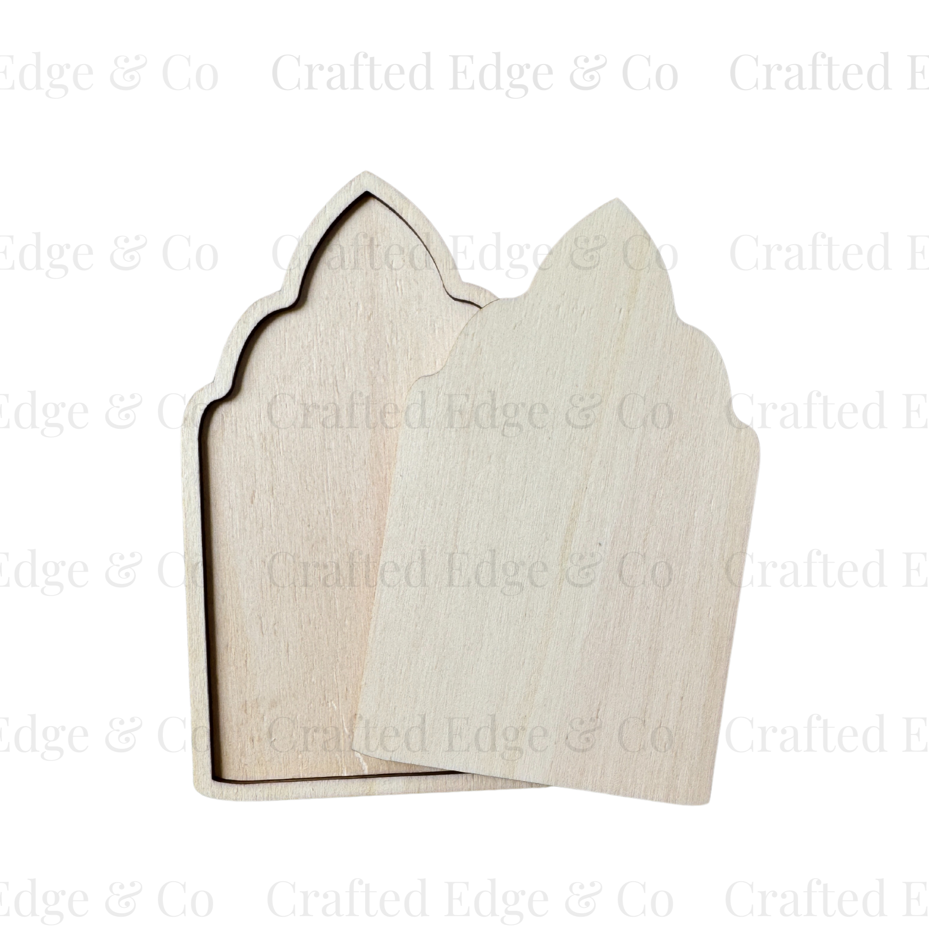 Blank - Les Cloches Backing Frame - 19cm x 12cm