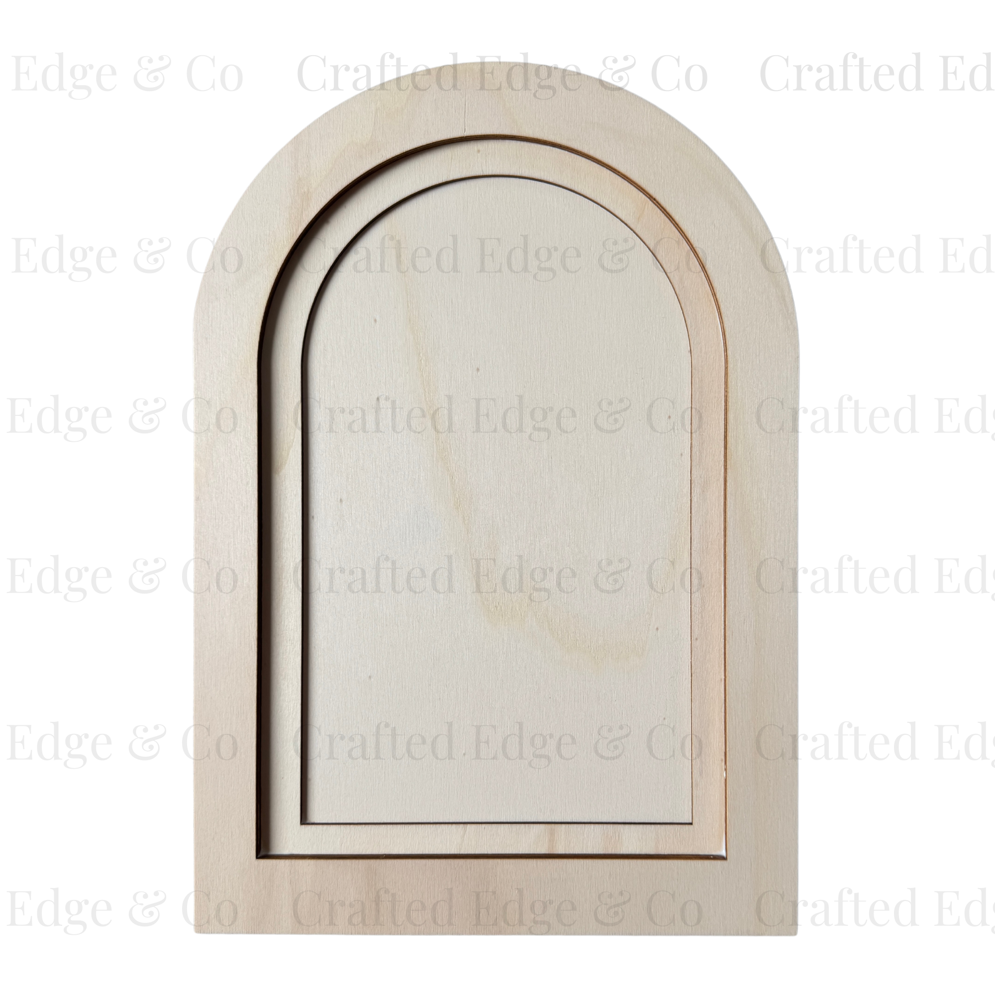 Blank - Arched Wood Frame