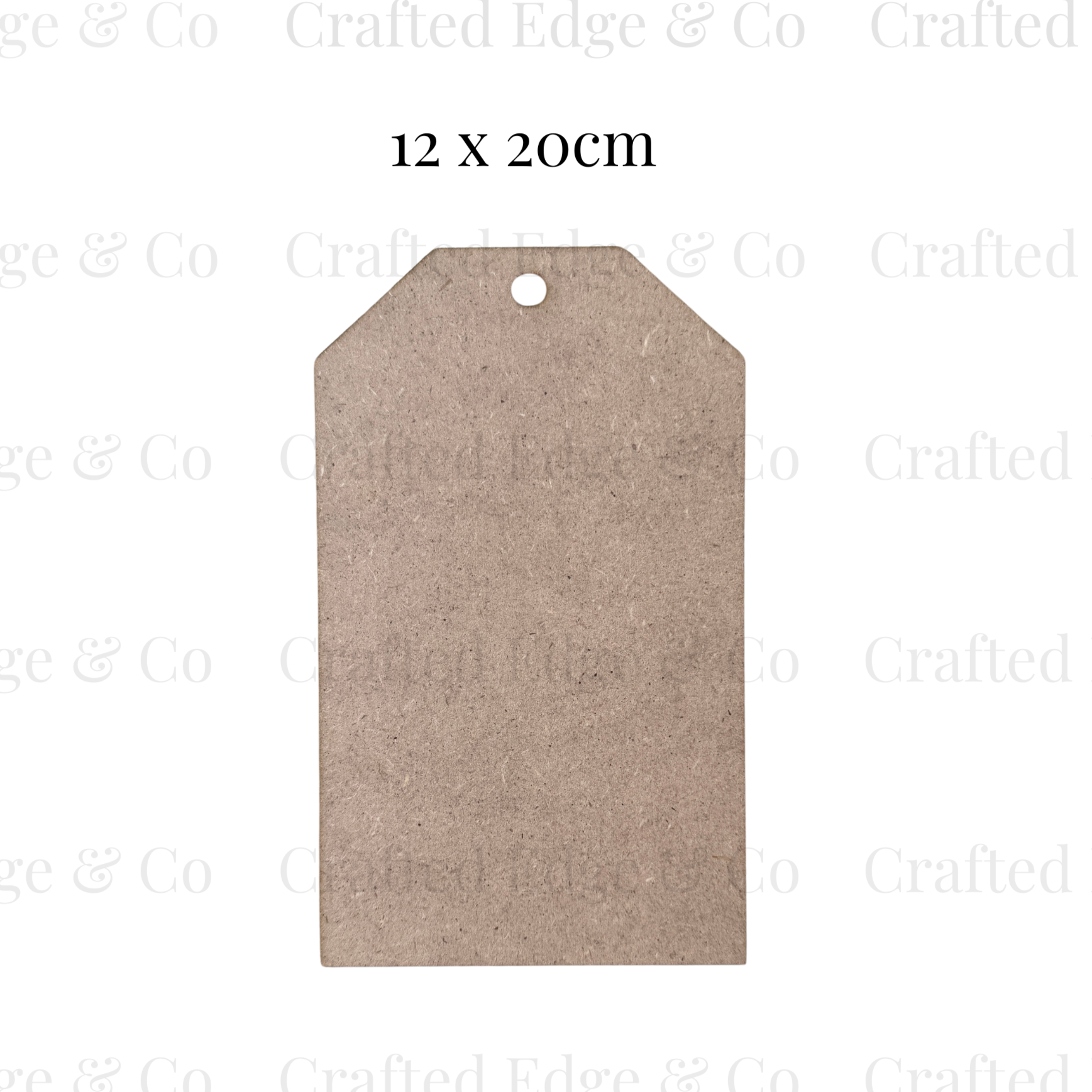 Blank - Classic Tag - X-Large - (12 x 20 cm)