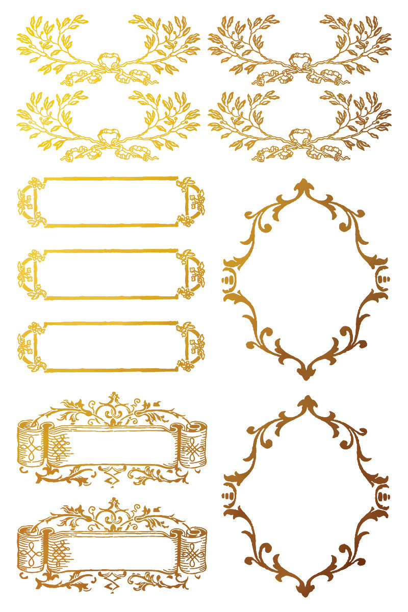 Iron Orchid Designs - Petits Ornements Foil Decor Transfer Pad