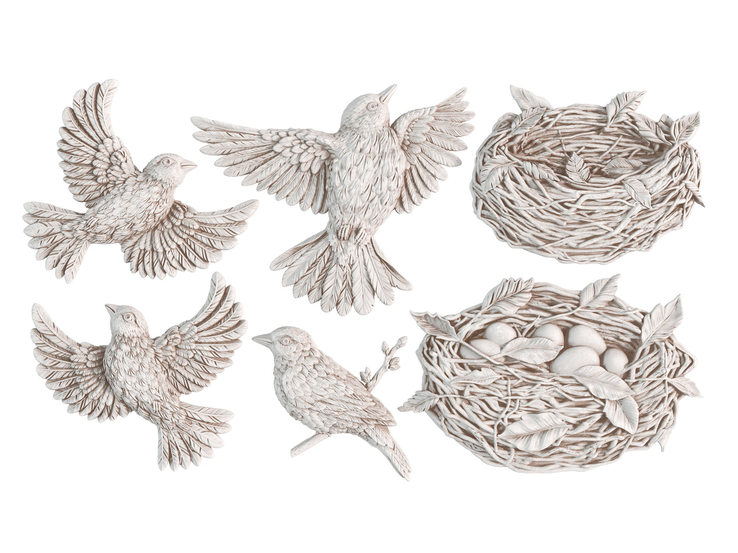 Iron Orchid Designs - Sparrows Nest Decor Mould