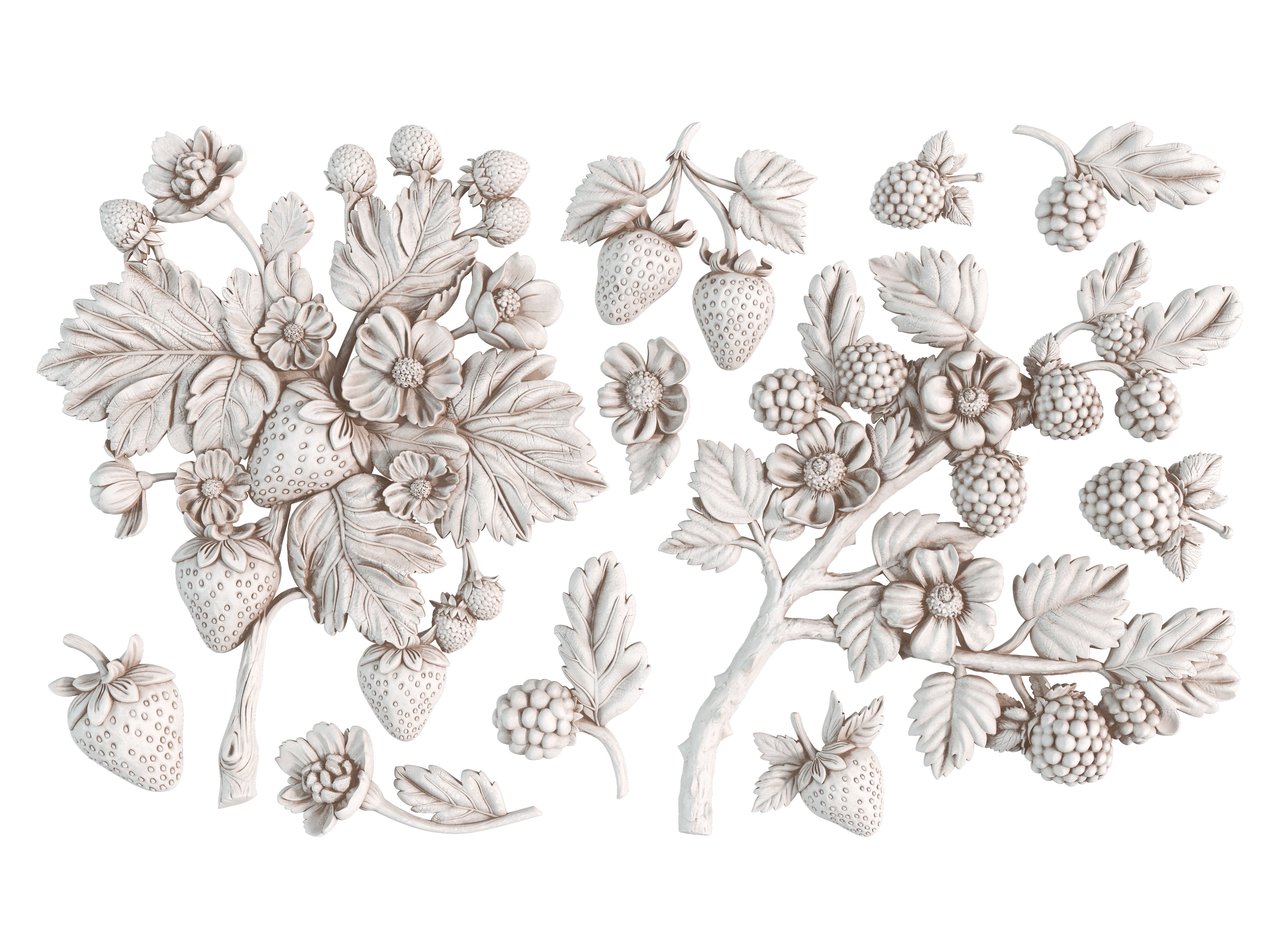 Iron Orchid Designs - Wild Berries Decor Mould