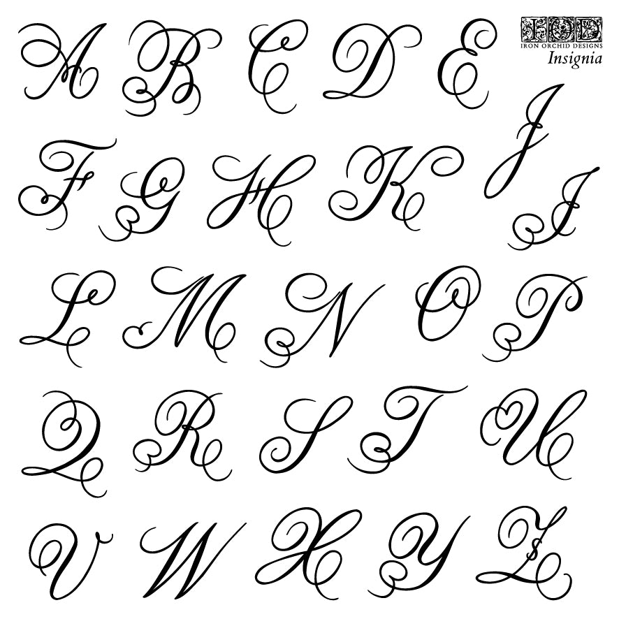 Iron Orchid Designs - Insignia Labels Decor Stamp (6 x 6)