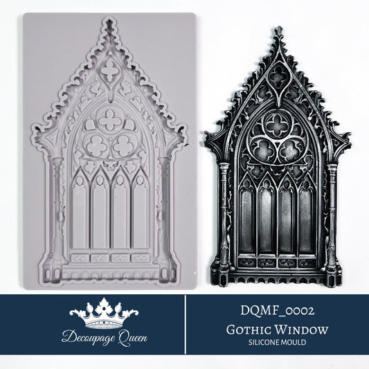 Decoupage Queen - Mould - Gothic Window