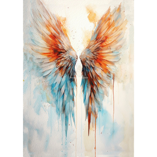 Decoupage Queen - Andy Skinner - Watercolor Wings II