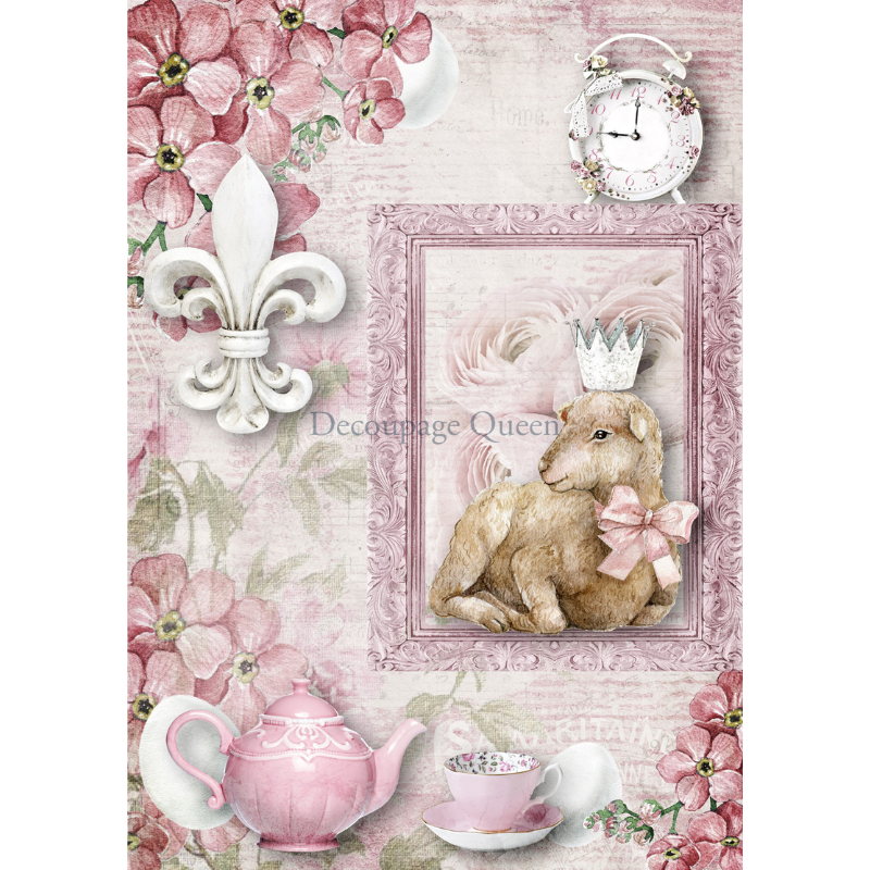 Decoupage Queen - Easter Lamb Decoupage Paper