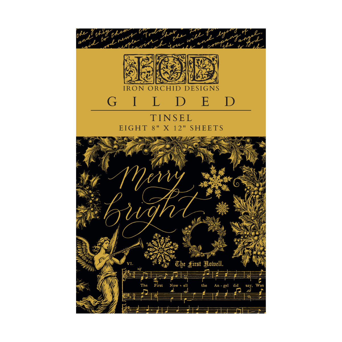 Iron Orchid Designs - Tinsel Decor Gilded Transfer Pad