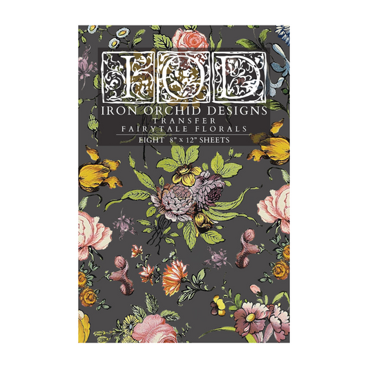 Iron Orchid Designs - Fairytale Florals Decor Transfer Pad