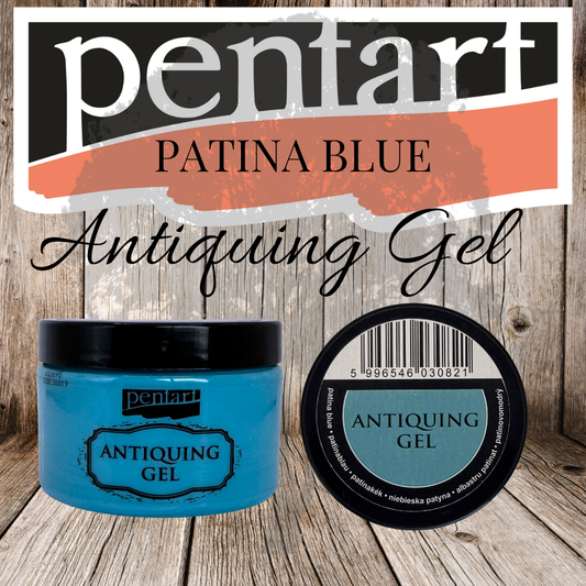 Pentart - Antiquing Gel - Patina Blue