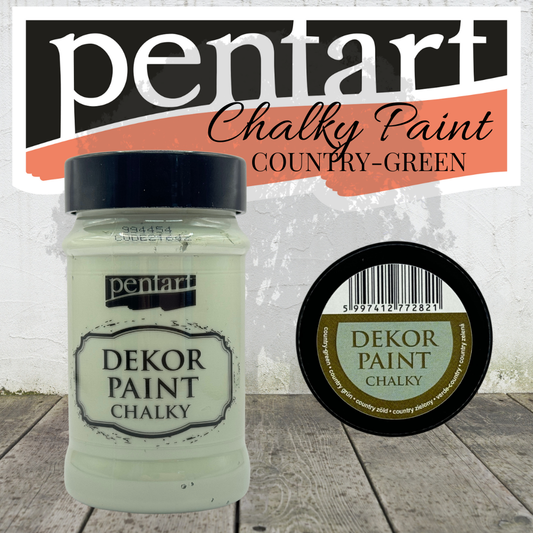 Pentart Dekor Chalk Paint - Country-Green - 100ml