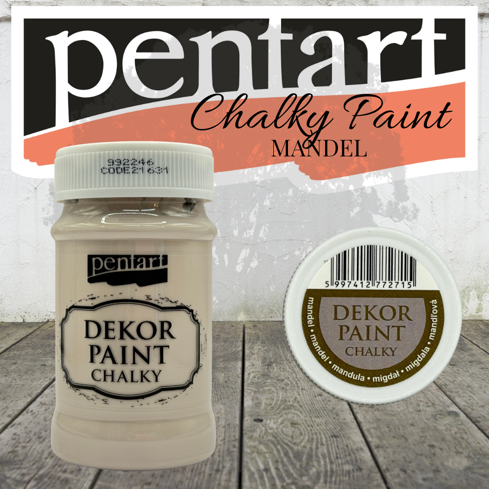 Pentart Dekor Chalk Paint - Mandel - 100ml