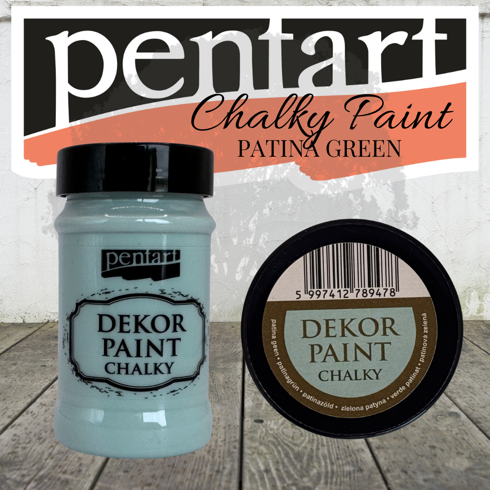 Pentart Dekor Chalk Paint - Patina Green - 100ml