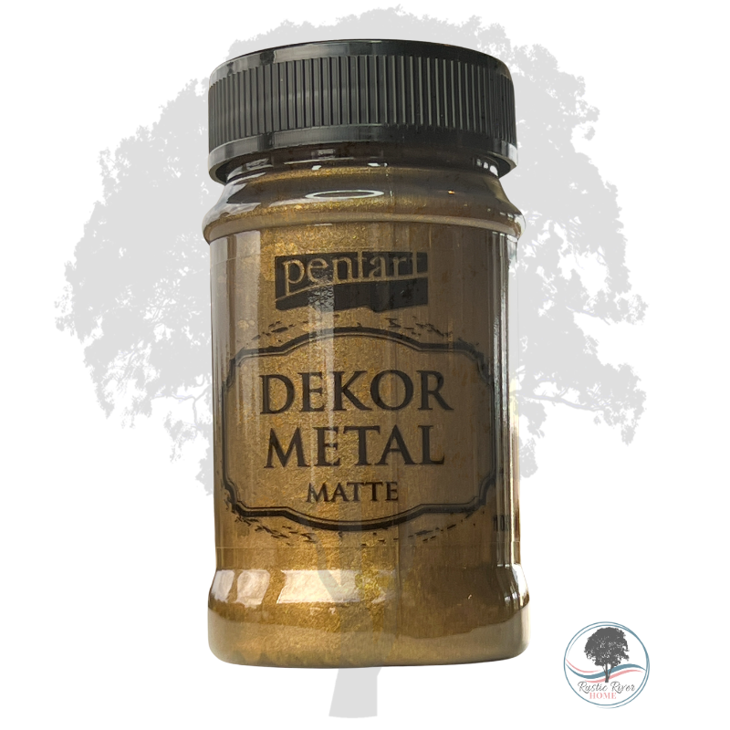 Pentart Dekor Metallic Matte - 100ml - Chocolate