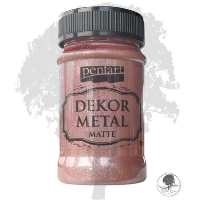 Pentart Dekor Metallic Matte - 100ml - Rose Gold