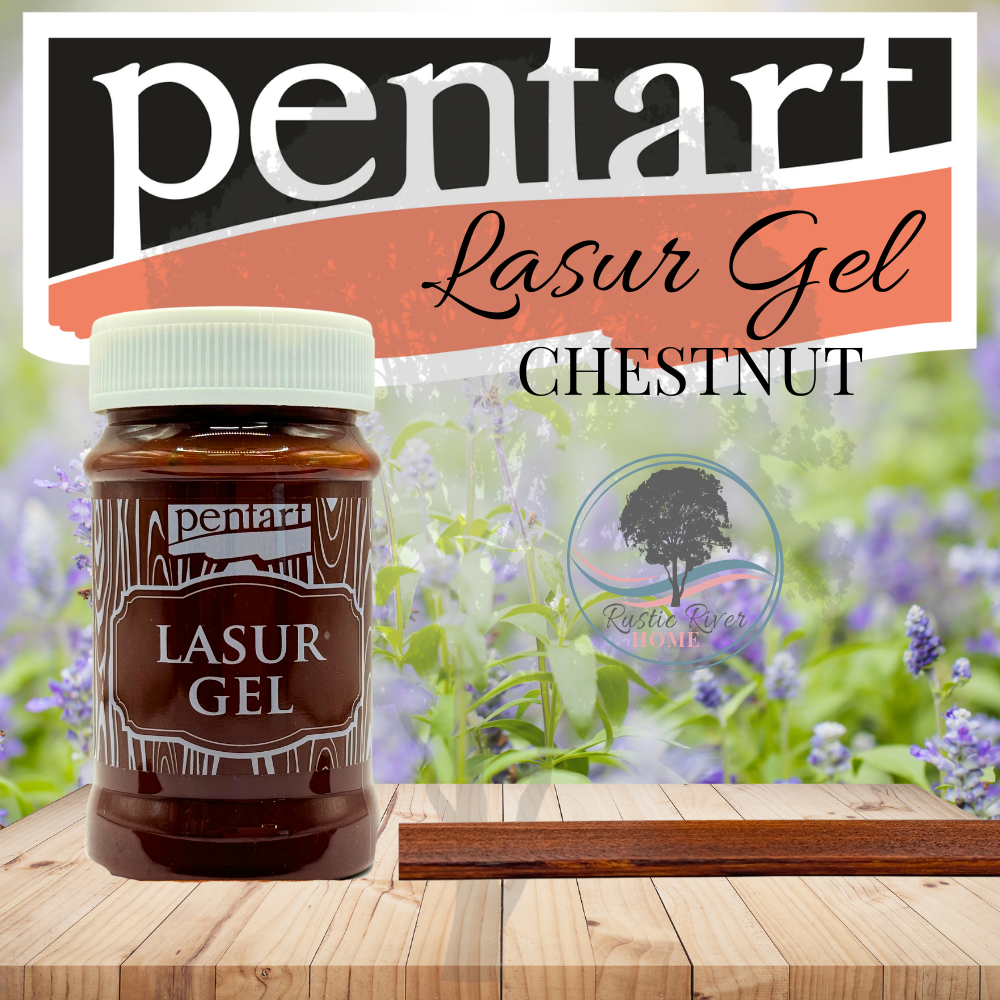 Pentart Lasur Gel - 100 ml - Chestnut