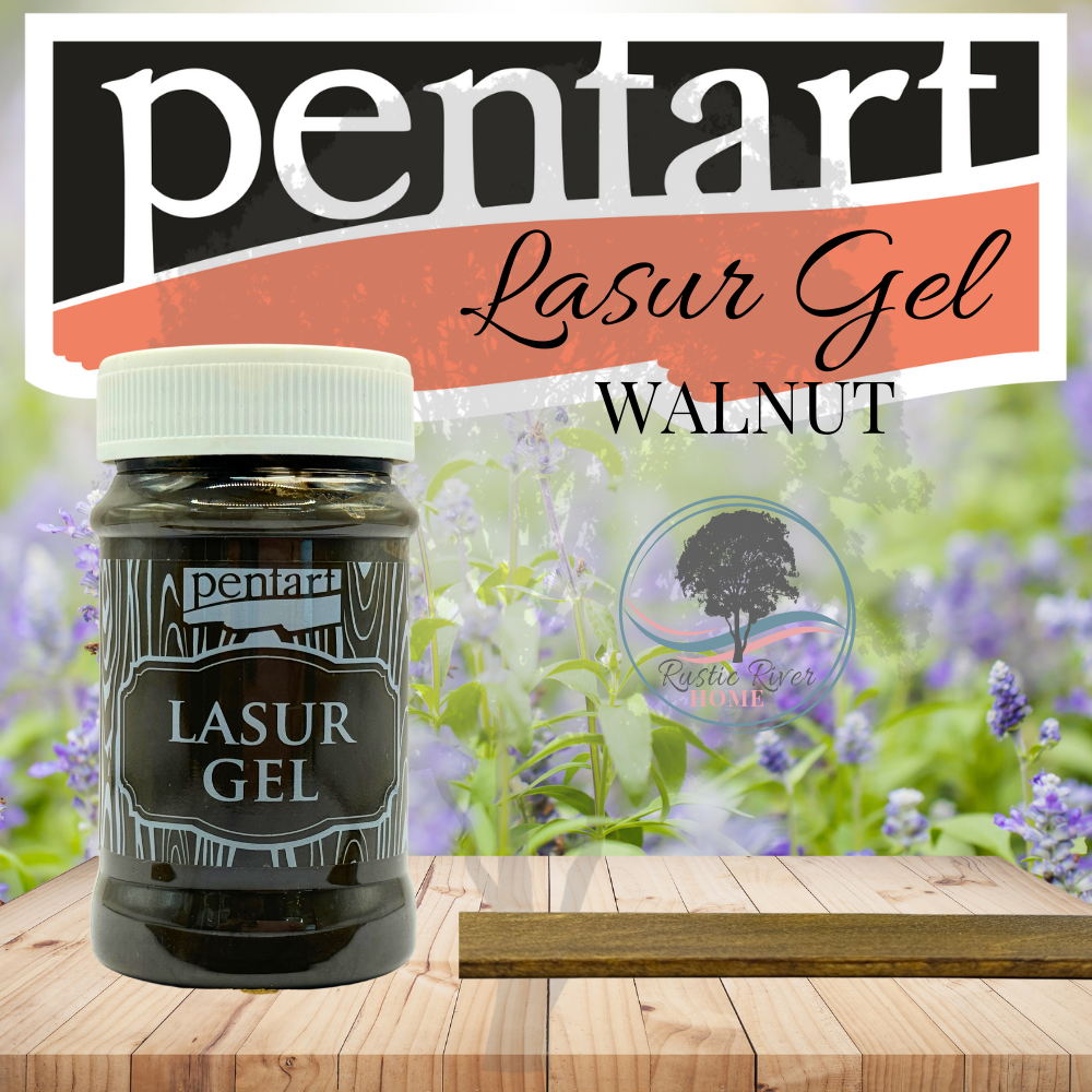 Pentart Lasur Gel - 100 ml - Walnut