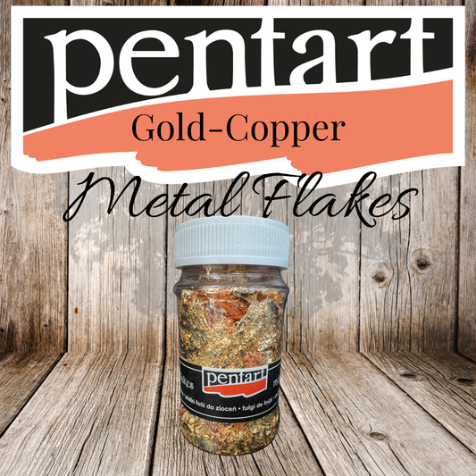 Pentart Metal Flakes - 100ml - M4 - Gold-Copper