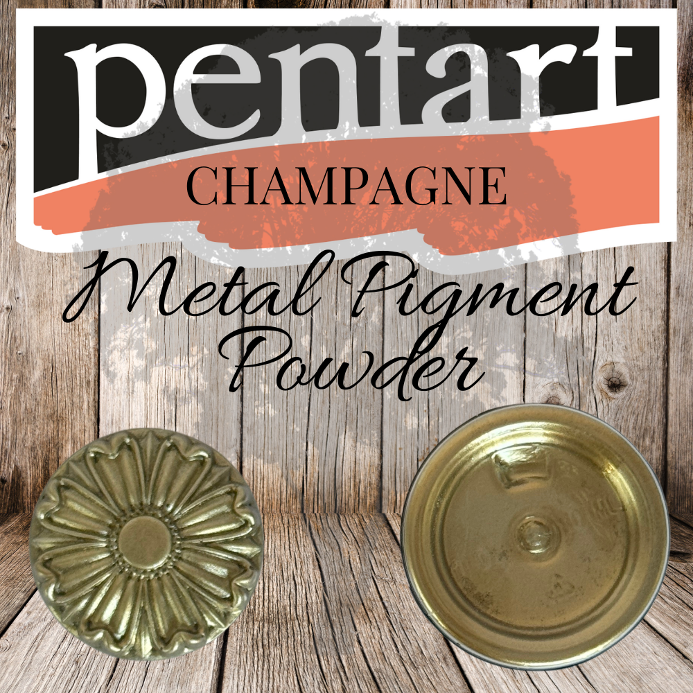 Pentart Metal Pigment Powder - Champagne