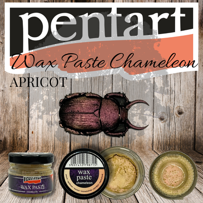 Pentart Wax Paste - Chameleon - 20ml - Apricot