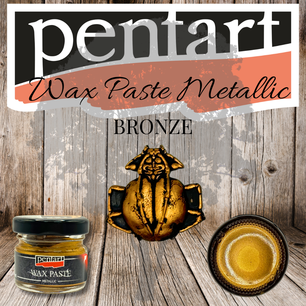 Pentart Wax Paste - Metallic - 20ml - Bronze