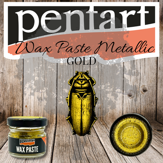 Pentart Wax Paste - Metallic - 20ml - Gold