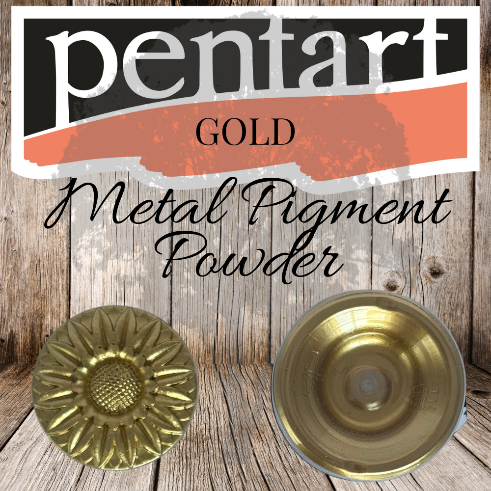 Pentart Metal Pigment Powder - Gold