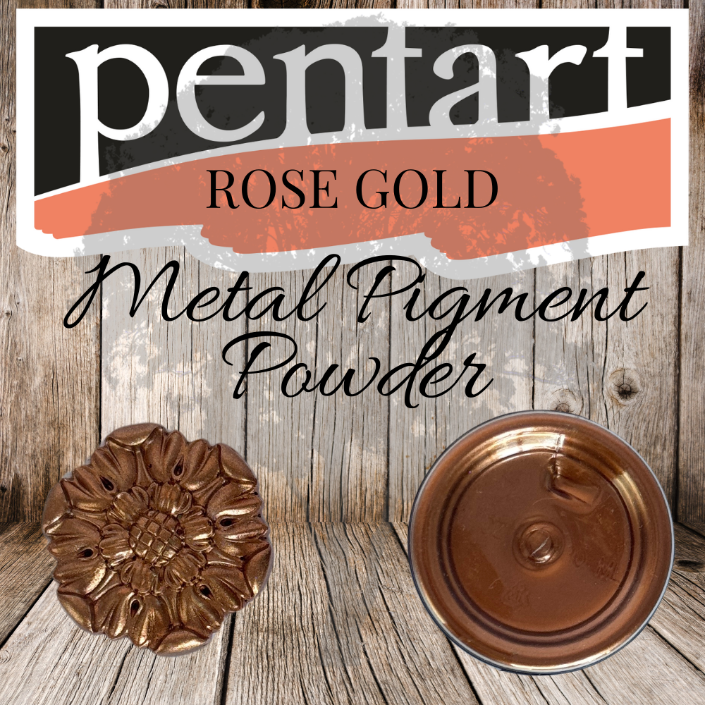 Pentart Metal Pigment Powder - Rose Gold