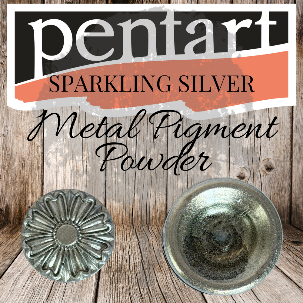 Pentart Metal Pigment Powder - Sparkling Silver