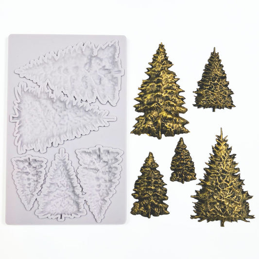 Decoupage Queen - Mould - Winter Trees