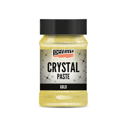 Pentart - Crystal Paste 100ml - Gold - Rustic River Home